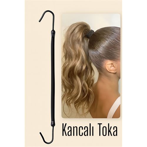 TransForMacion Kancalı At Kuyruğu Lastik Toka 1 ADET 717249 	