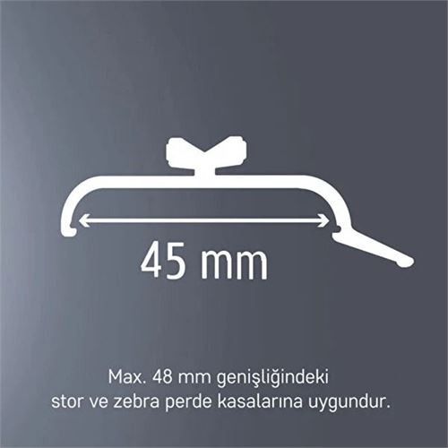 TransForMacion 3 lü Kornişe Stor Perde Dönüştürücü – Perde Rayınızla Stor Perdeyi Buluşturmanın En Pratik Yolu 718607