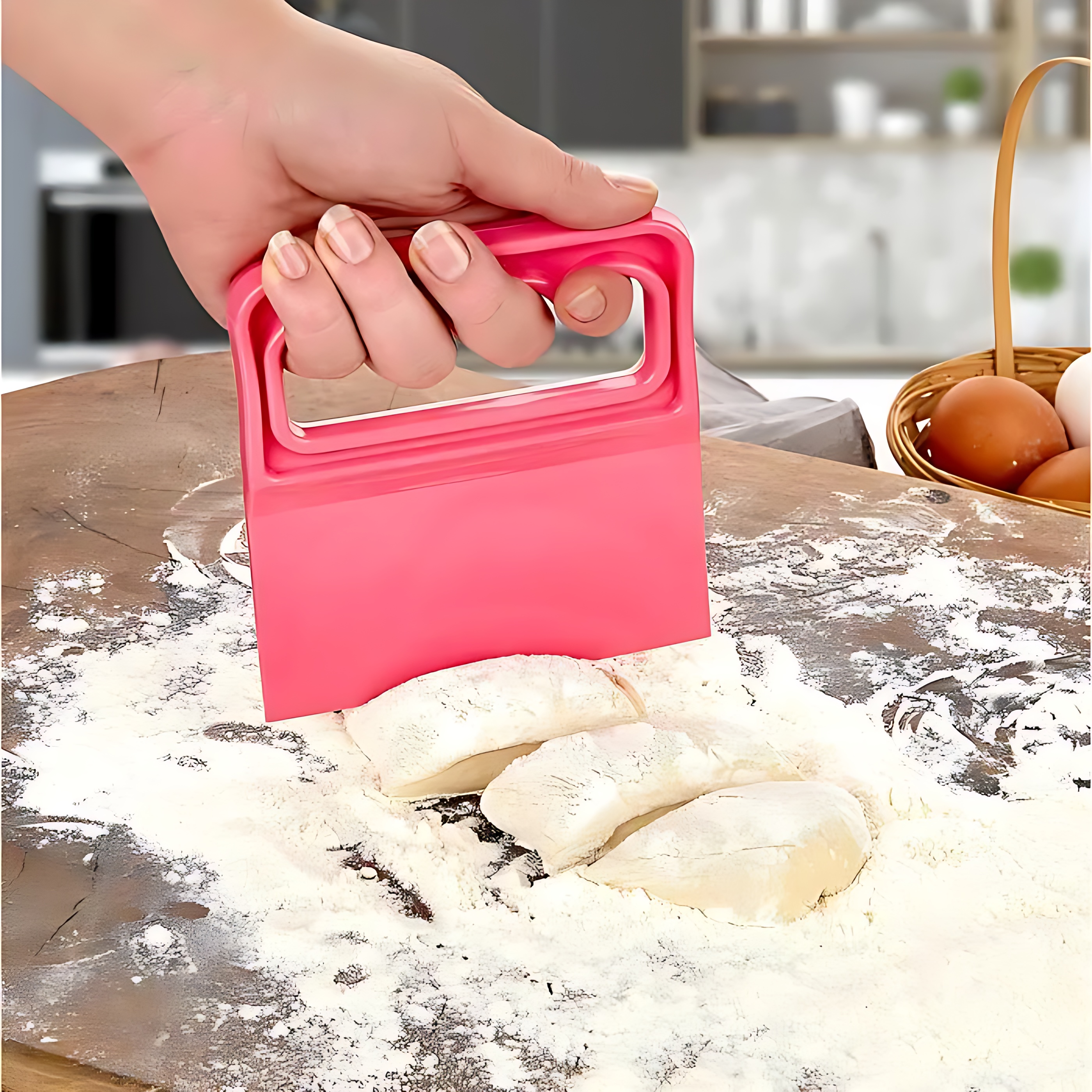  Hamur Kesici Kazıyıcı ve Spatula  - Esnek Yapı ile Unlu Mamul Hazırlığı İçin Pratik Yardımcı 717831