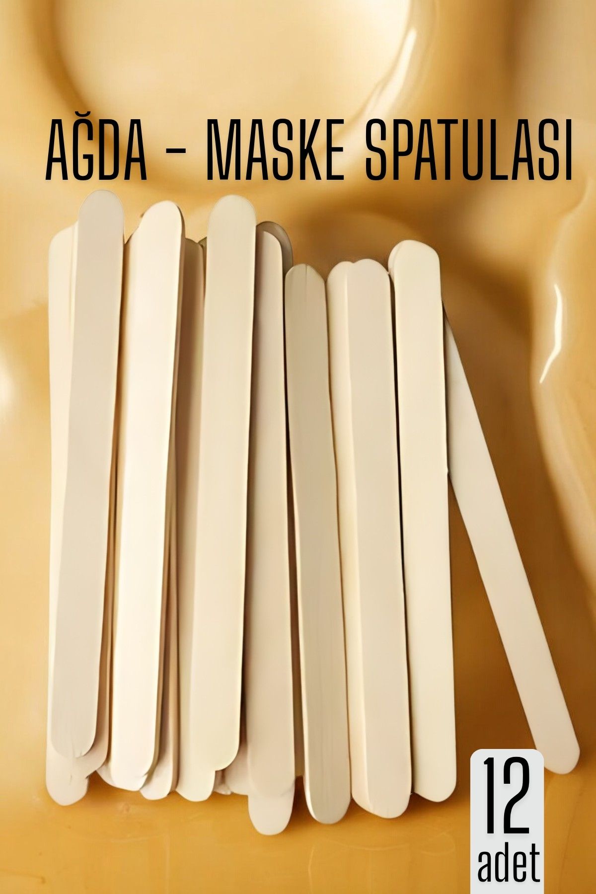 Ağda Spatulası Küçük Boy 12 ADET 
