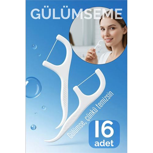 Transformacion Kürdanlı Diş Ipi 16’lı Paket, Pratik ve Hijyenik Ağız Bakım Aracı 716076