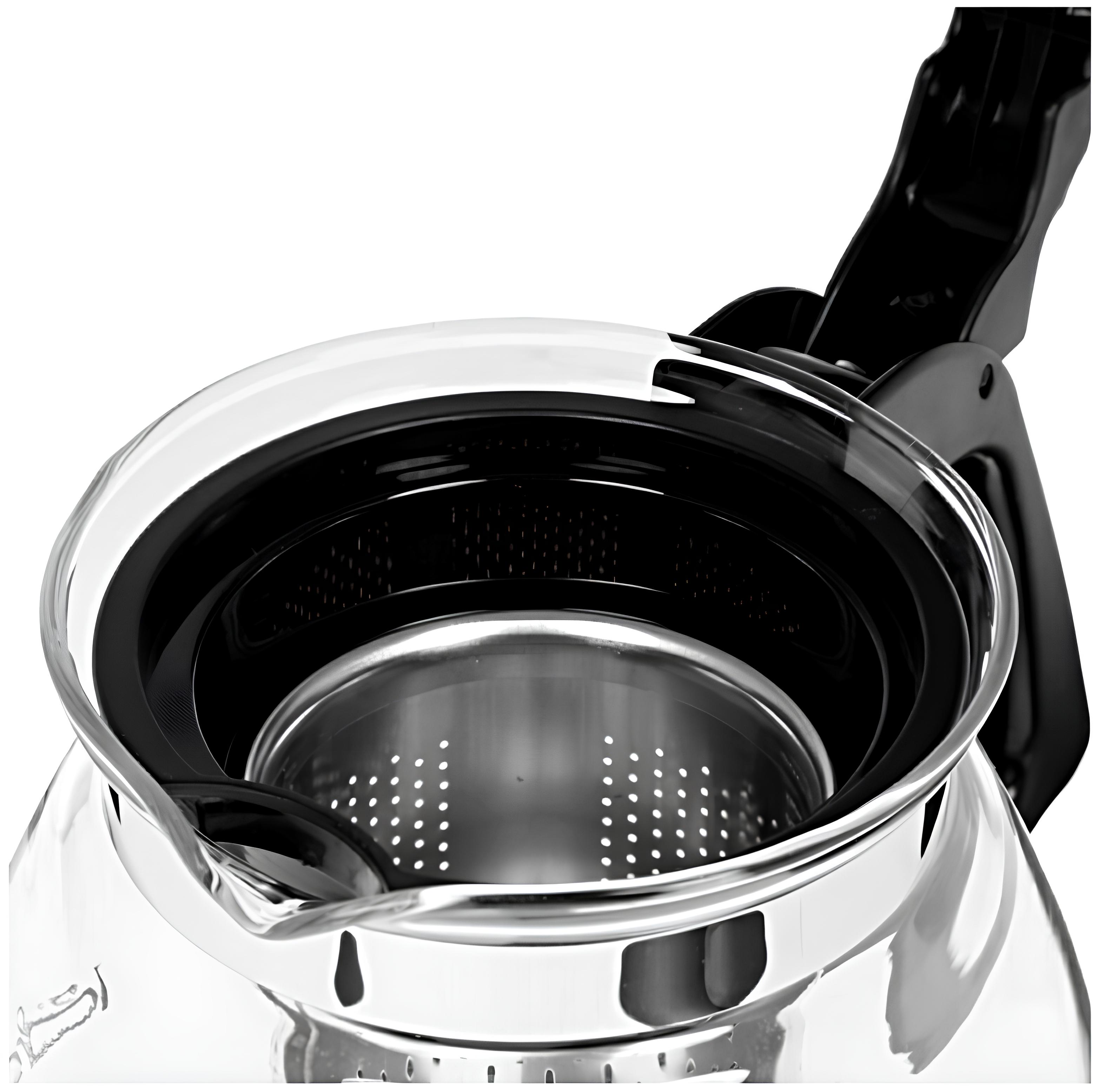 TransForMacion  Süzgeçli French Press Cam Demlik 1100 Ml Bitki Çayı Demliği 722243