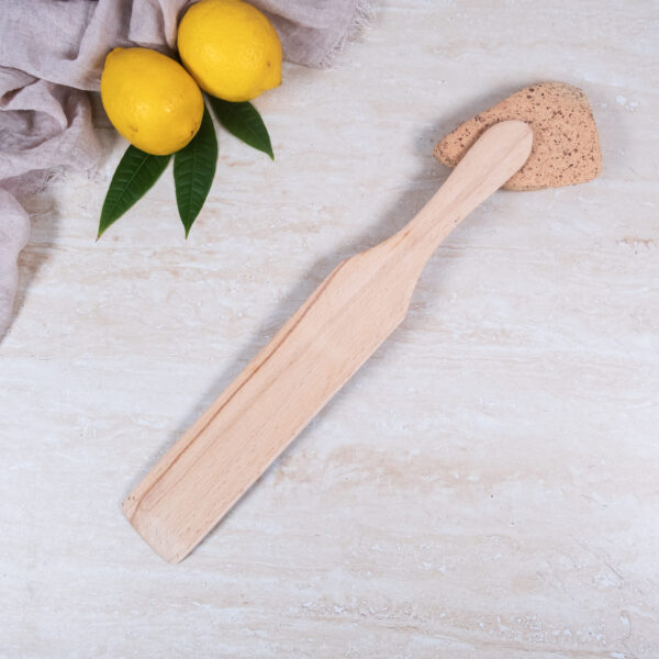 Ahşap Bisleç Çevirgeç Doğal Gürgen Ağacı 720582