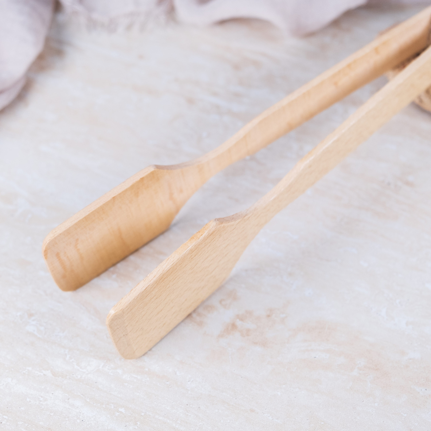 Ahşap Maşa Ahşap Doğal Gürgen Ağacı 720581