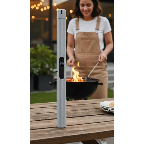 Slim Çakmak  - Barbekü, Pipo ve Mutfak Kullanımı İçin 21 cm Uzunlukta Gazlı Mangal Çakmağı 722263