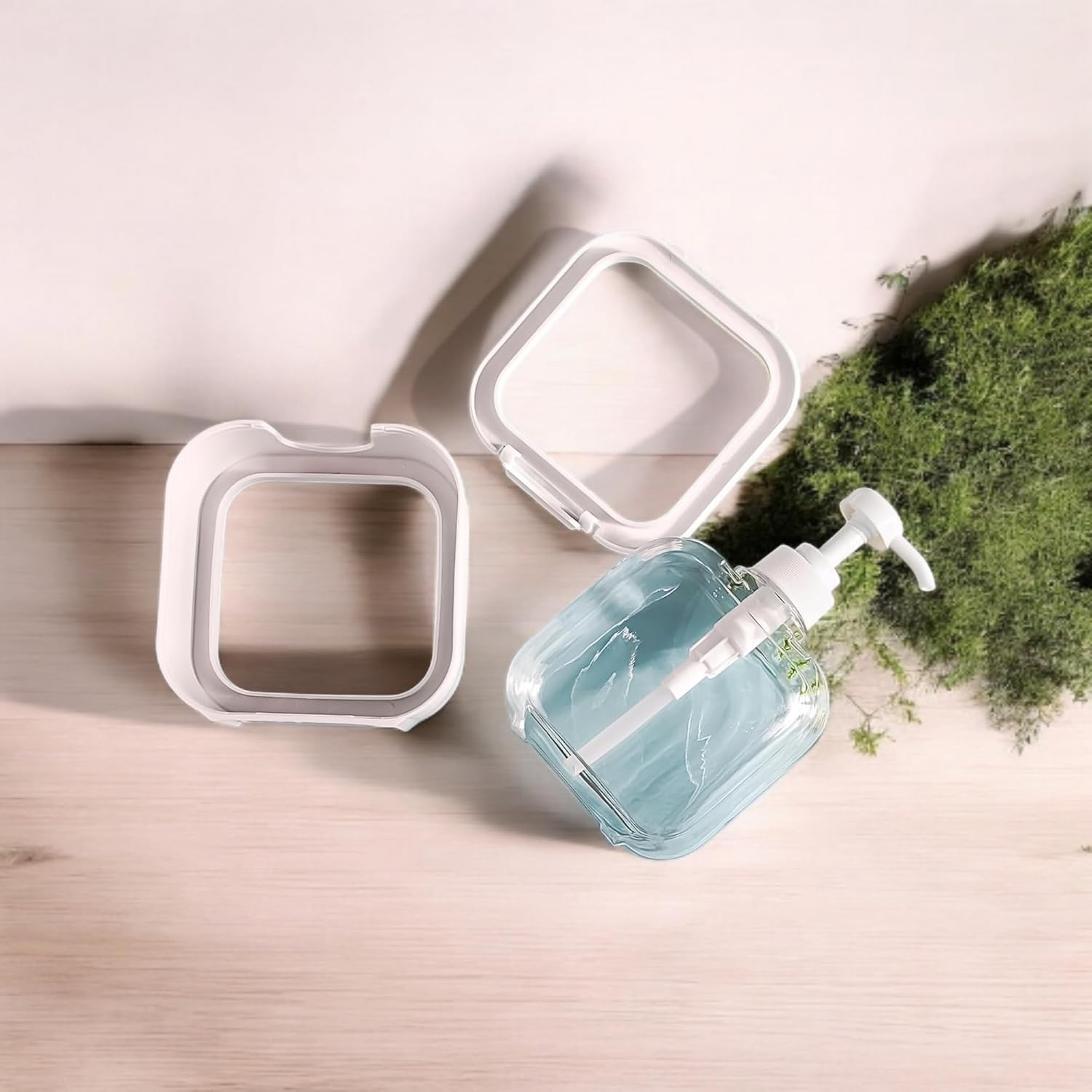 2 li Berber Sabunluğu – Modern Pompalı Dispenser | Sıvı Sabun, Şampuan, Losyon İçin 300 ml 722269