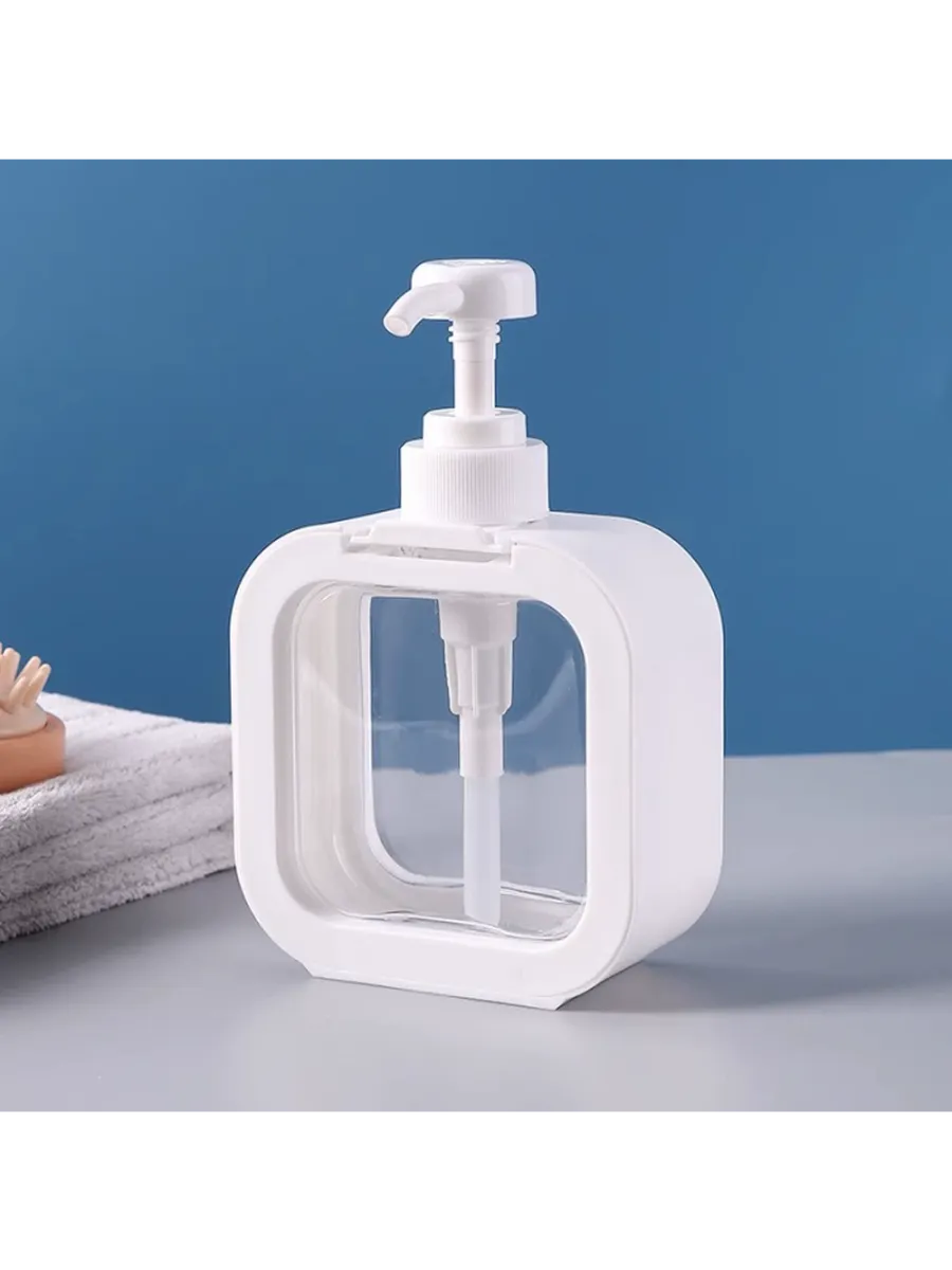 2 li Berber Sabunluğu – Modern Pompalı Dispenser | Sıvı Sabun, Şampuan, Losyon İçin 300 ml 722269