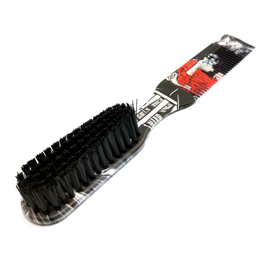 Vintage Sakal Bıyık Tarama Fırçası Çift Taraflı Sakal Tarak ve Fırça – Şekillendirici, Anti-Statik 721409