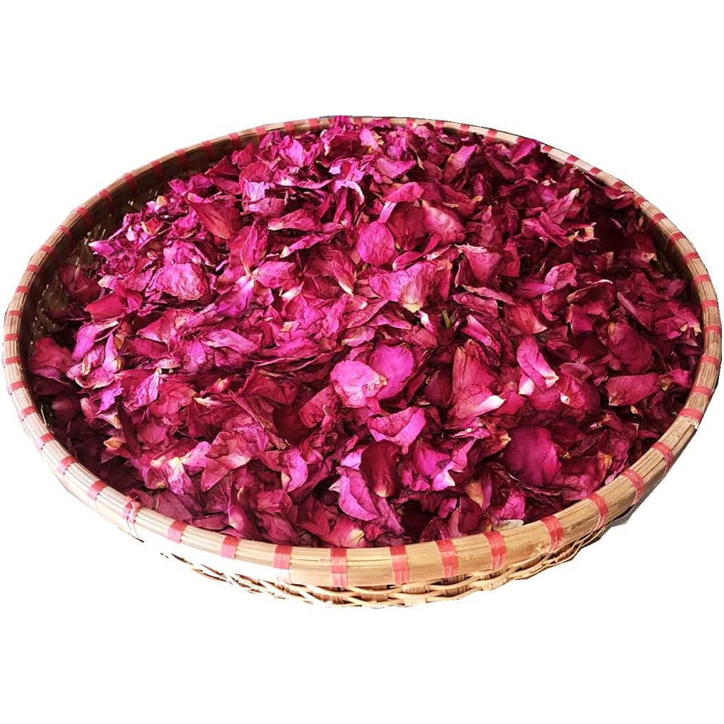 Doğal Kurutulmuş Gül Yaprakları – Dekoratif, Aromatik ve Romantik Kullanım İçin 350g Paket 718565