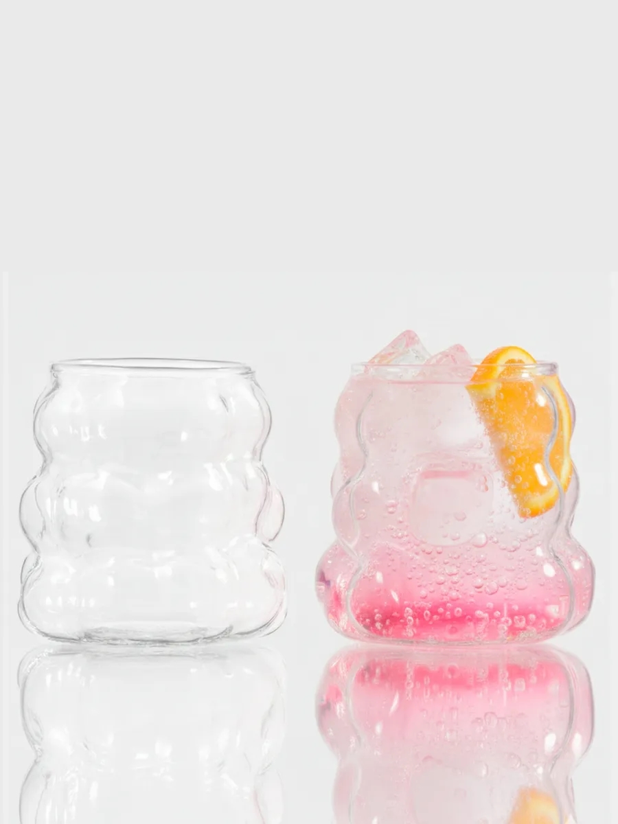 Mini Bubble Espresso & Shot Bardak Borosilikat Cam  – 2’li Set (6x5 cm) 722287