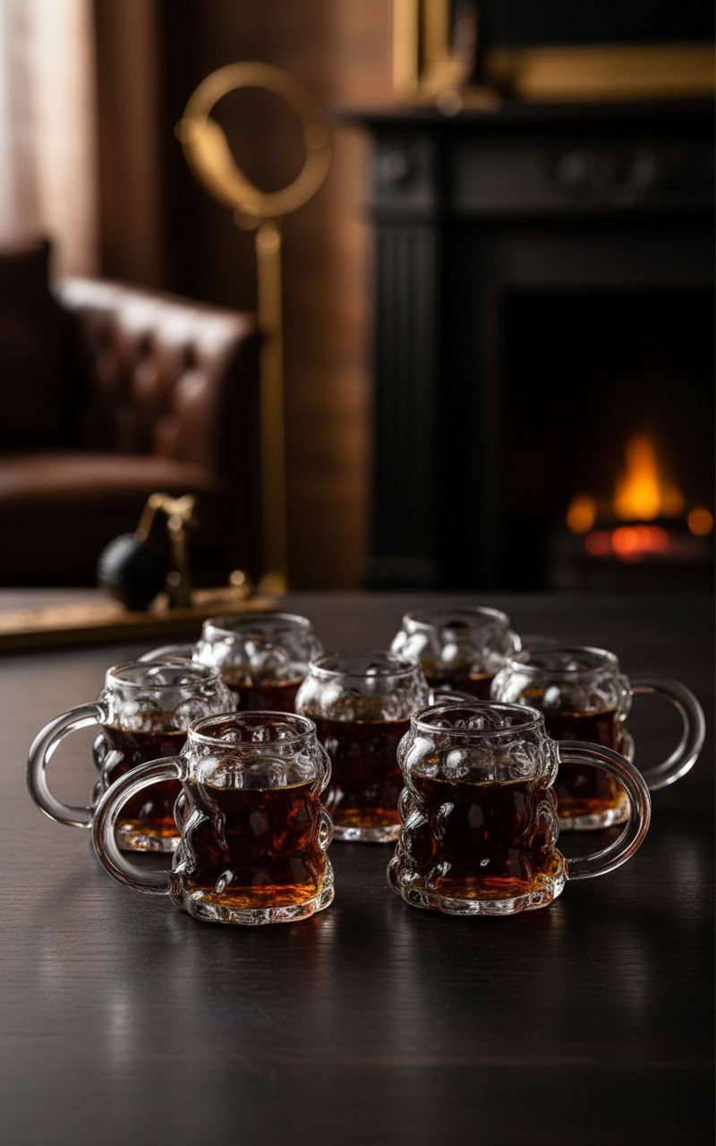 Mini Bubble Espresso & Shot Bardak Borosilikat Cam  – 6'li Set (6x5 cm) 722288