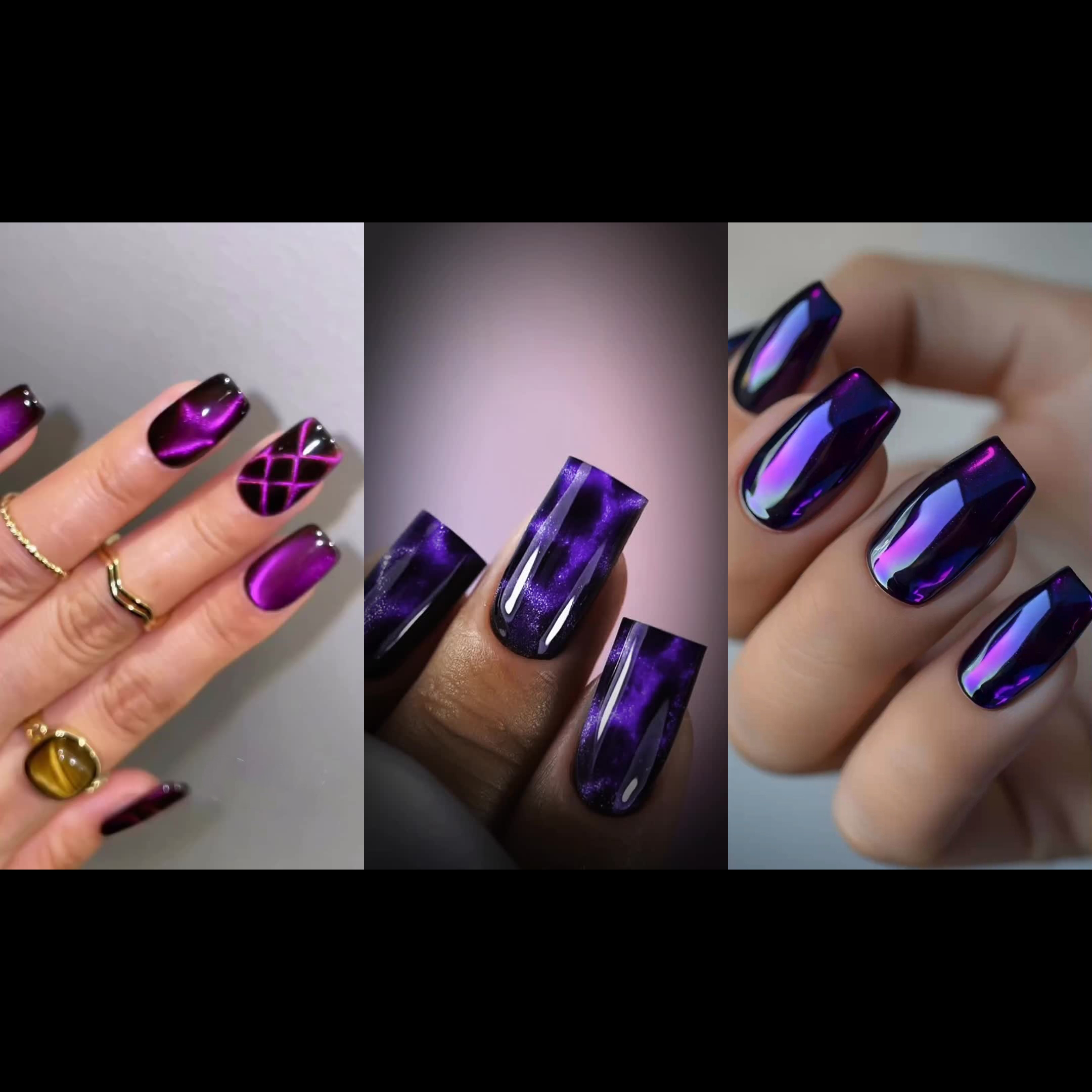 5 Etkili Cat Eye Oje Mıknatısı Seti - Profesyonel Kedi Gözü Manyetik Jel Oje Tasarım Aracı 722289