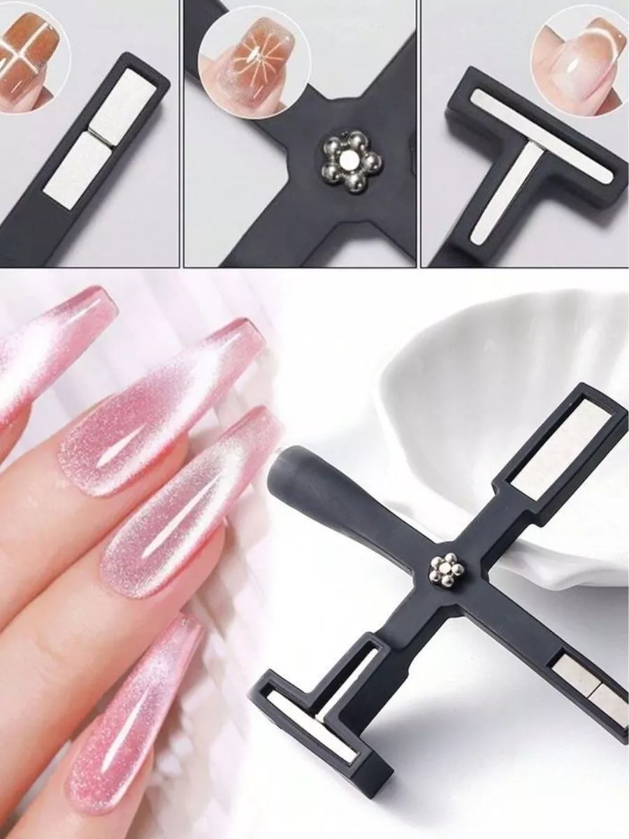 5 Etkili Cat Eye Oje Mıknatısı Seti - Profesyonel Kedi Gözü Manyetik Jel Oje Tasarım Aracı 722289