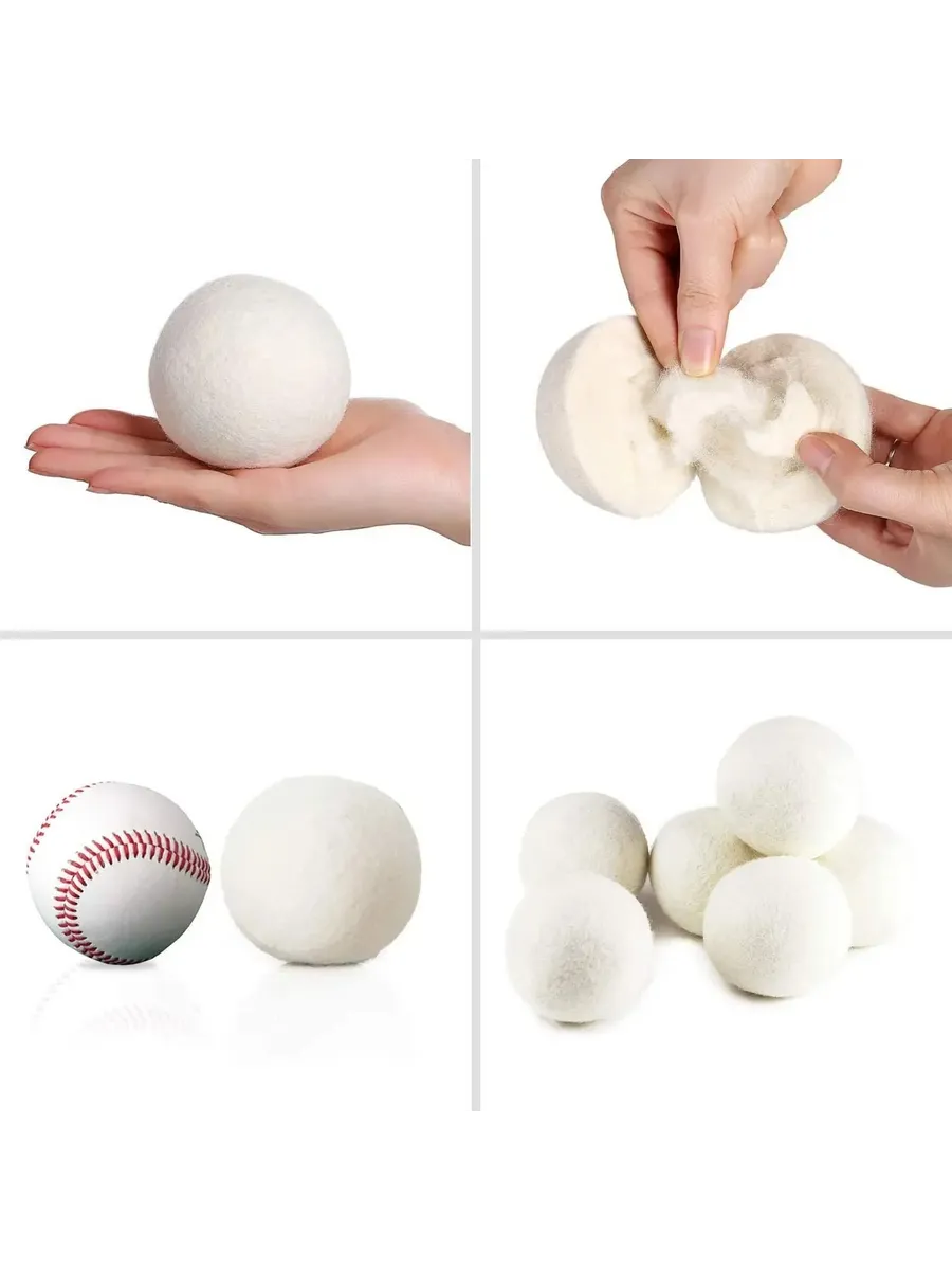 3’lü Kurutma Makina Topu – Merinos Yün Kurutma Topları Doğal Yumuşatıcı, Kırışık Önleyici, Enerji Tasarruflu 722296