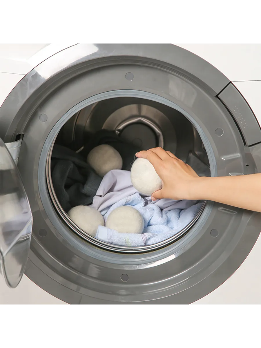 3’lü Kurutma Makina Topu – Merinos Yün Kurutma Topları Doğal Yumuşatıcı, Kırışık Önleyici, Enerji Tasarruflu 722296