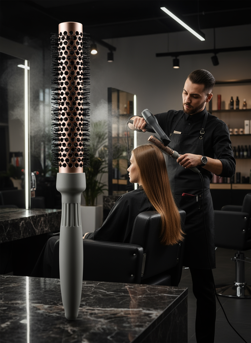 Profesyonel Kuaför 40 mm Ceramic Ionic Nano Fön Fırçası – 32 cm Uzunluk, Profesyonel Kuaför Serisi 722299