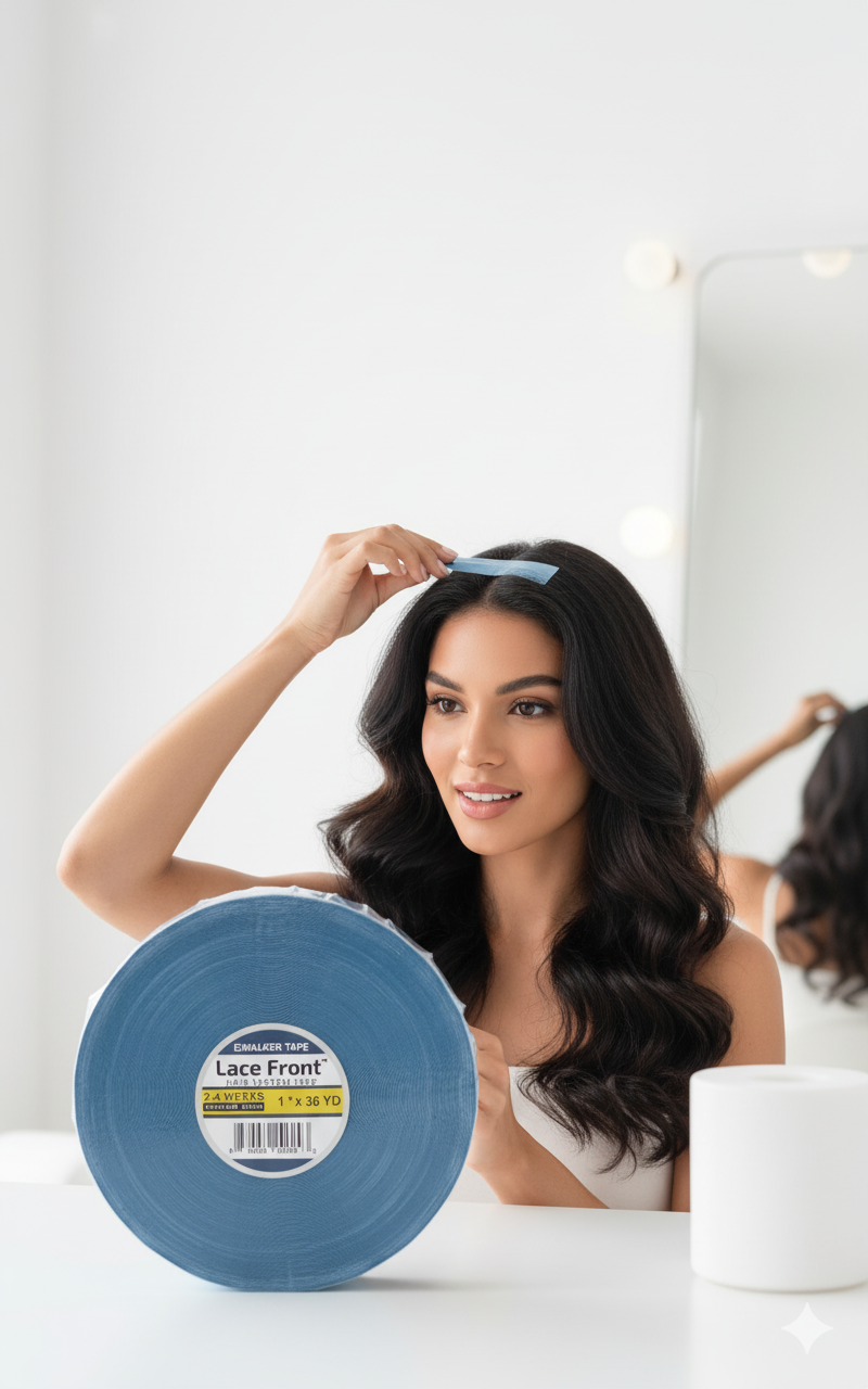 Protez Saç Bandı - 2-4 Haftalık Peruk Bandı Walker Tape Lace Front 2.5cmx33 metre 722309