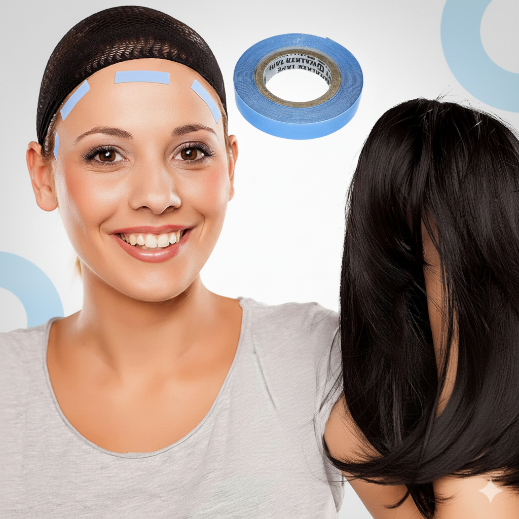 Protez Saç Bandı - 2-4 Haftalık Peruk Bandı Walker Tape Lace Front 1cmx2.75  metre 722310