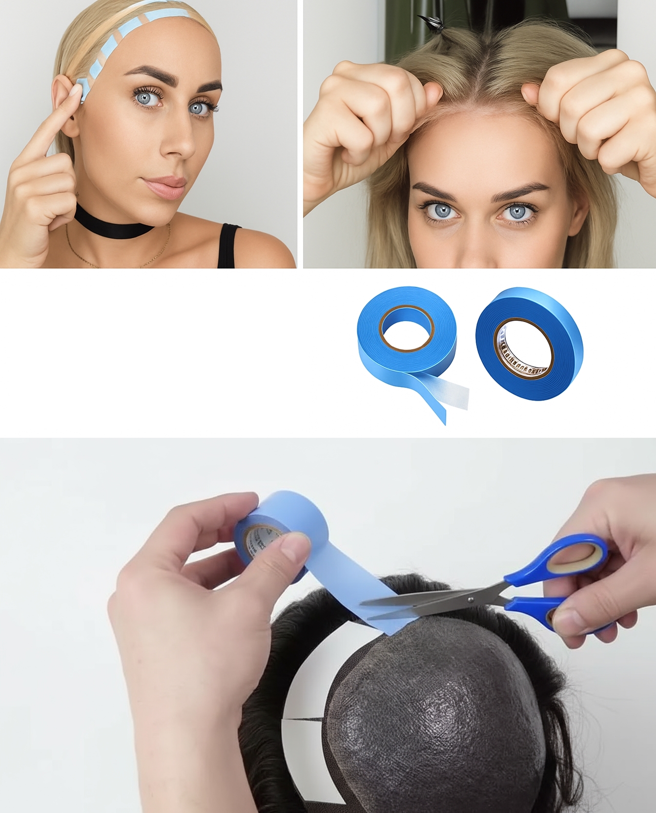 Protez Saç Bandı - 2-4 Haftalık Peruk Bandı Walker Tape Lace Front 1cmx2.75  metre 722310