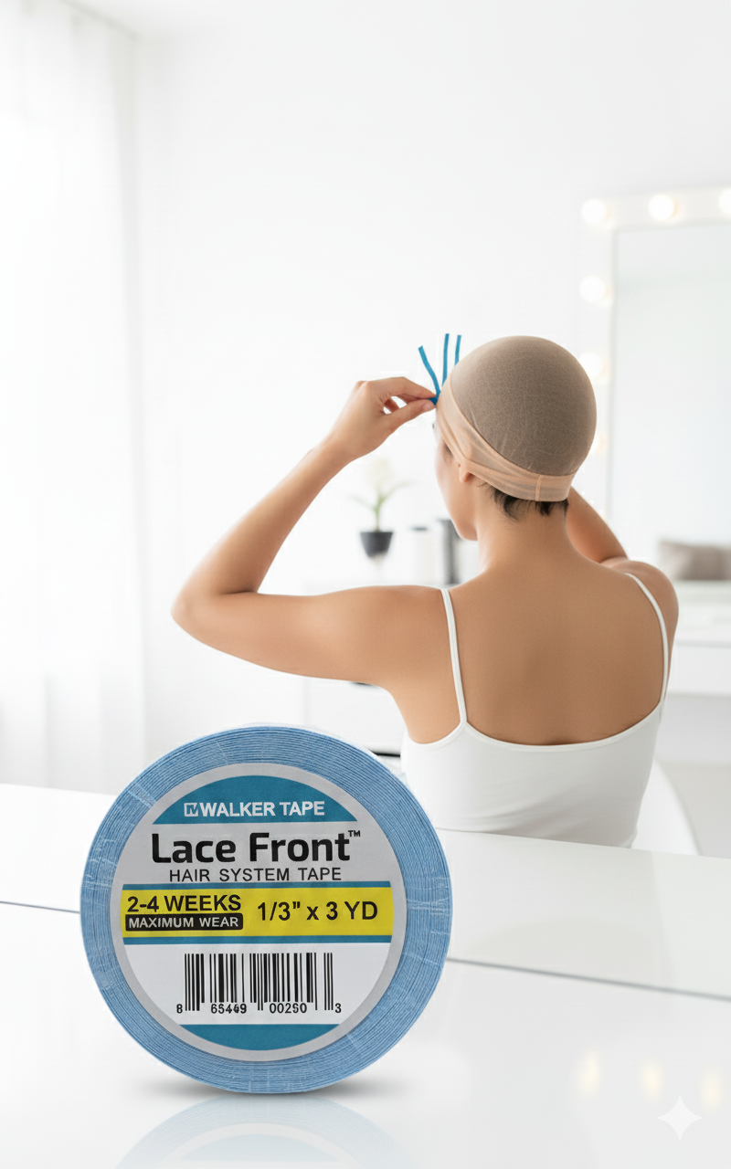 Protez Saç Bandı - 2-4 Haftalık Peruk Bandı Walker Tape Lace Front 1cmx2.75  metre 722310
