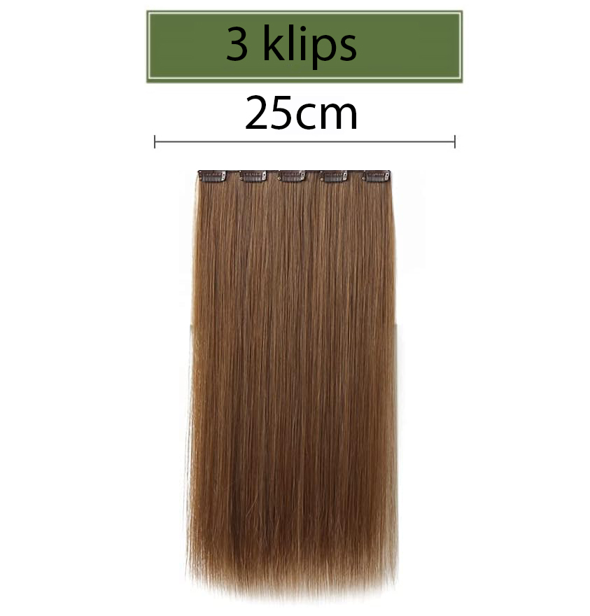 Doğal Görünümlü Düz Siyah Sentetik Kaynak Saç – RENK KOD:#12  Kolay Tak Çıkar, Işıltılı Etki! 722314