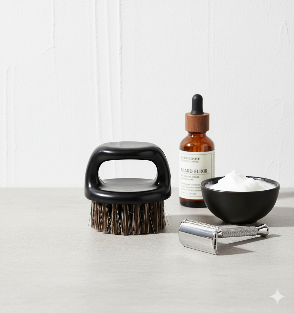 At Kılı Fade Fırça – Berberler İçin Sıfır Kesim ve Makine Temizleme Fırçası 719844