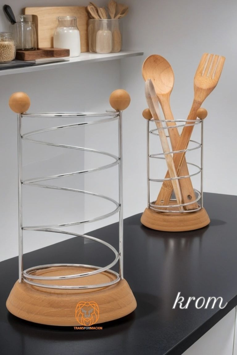 Kaşıklık Kepçelik Stant KROM 