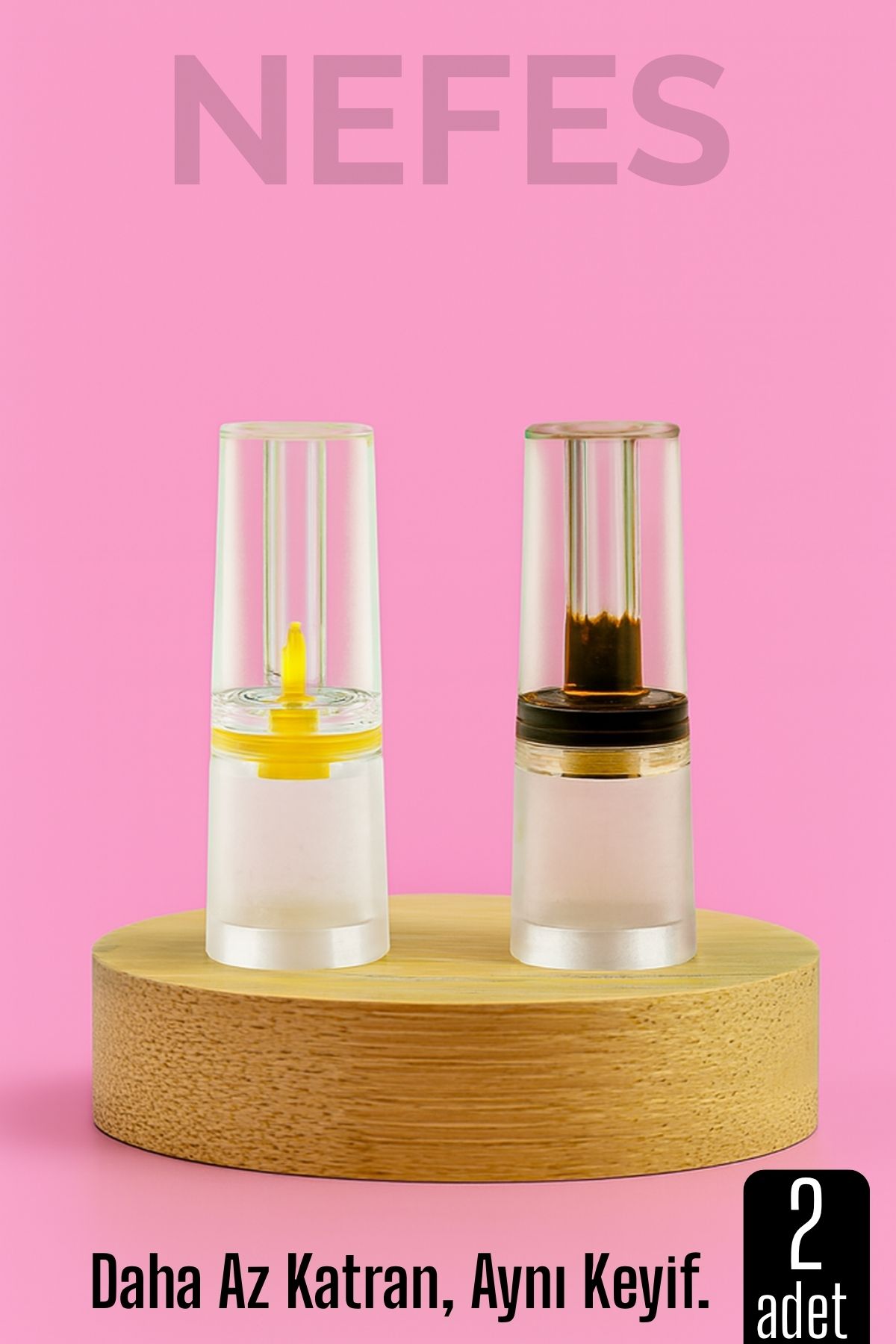 2'li Filtreli Ağzılık Extra Güçlü Sigara Filtresi 