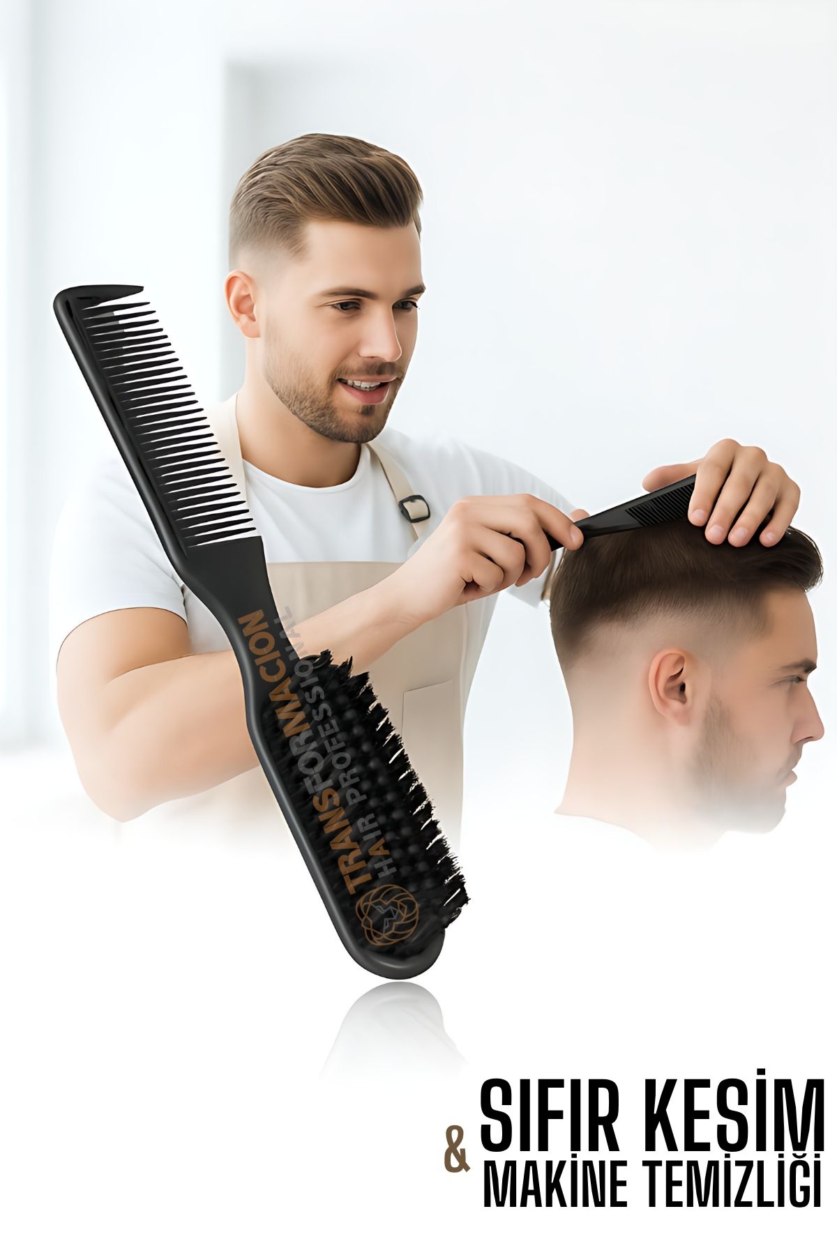 Fade Fırça – Berberler İçin Sıfır Kesim ve Makine Temizleme Fırçası 