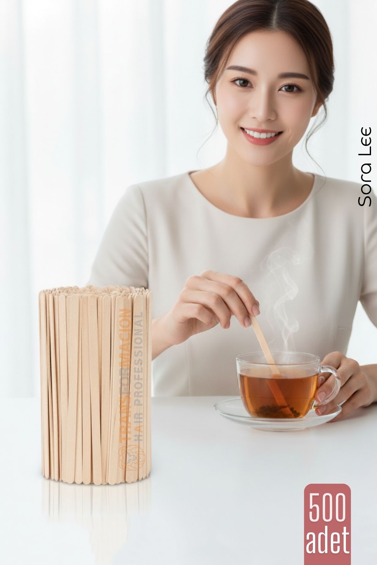 Ahşap Karıştırıcı Kaşık – 500’lü Paket | Çay, Kahve ve Servis İçin Hijyenik ve Pratik! 