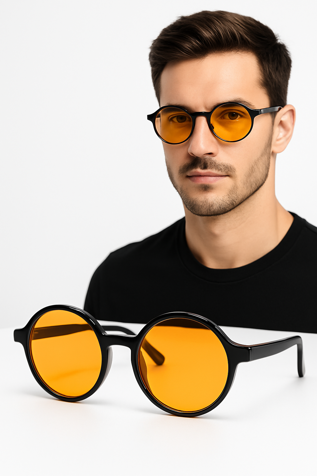 Parlama Önleyici Gece Sürüş Görüş Gözlüğü Sis Far Işık Önleyici Anti-Fog Gözlük 722324