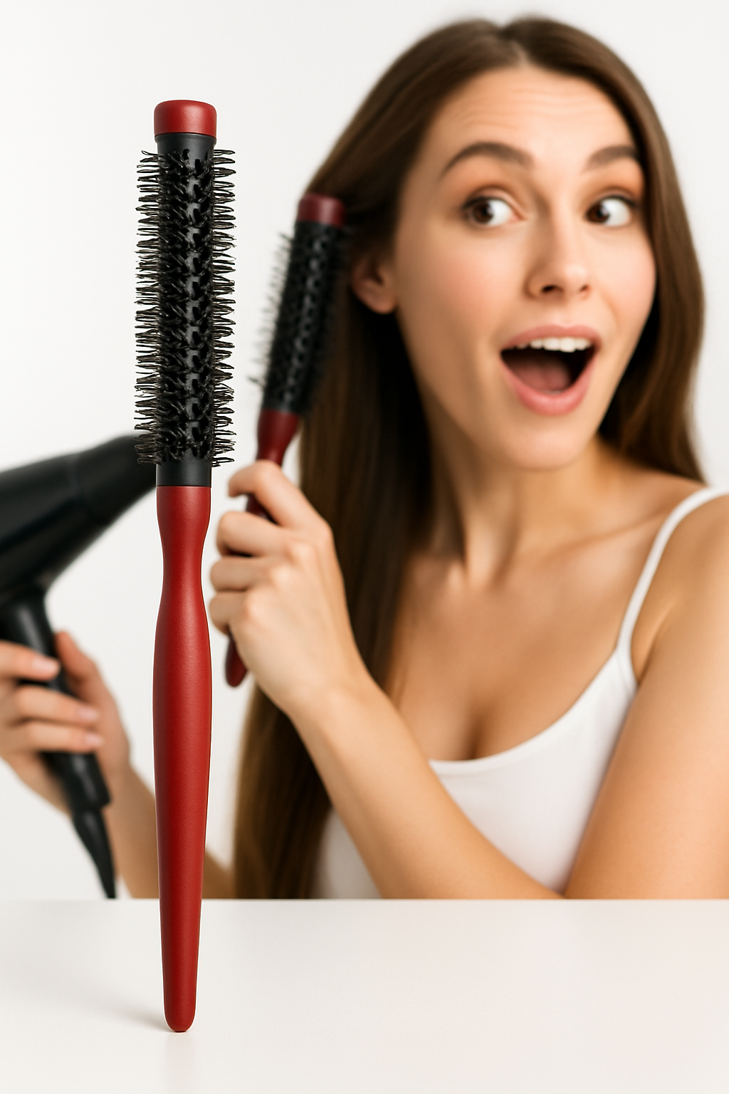 Profesyonel Kuaför 25 mm Ceramic Ionic Nano Fön Fırçası – 26 cm Uzunluk, Profesyonel Kuaför Serisi 722326