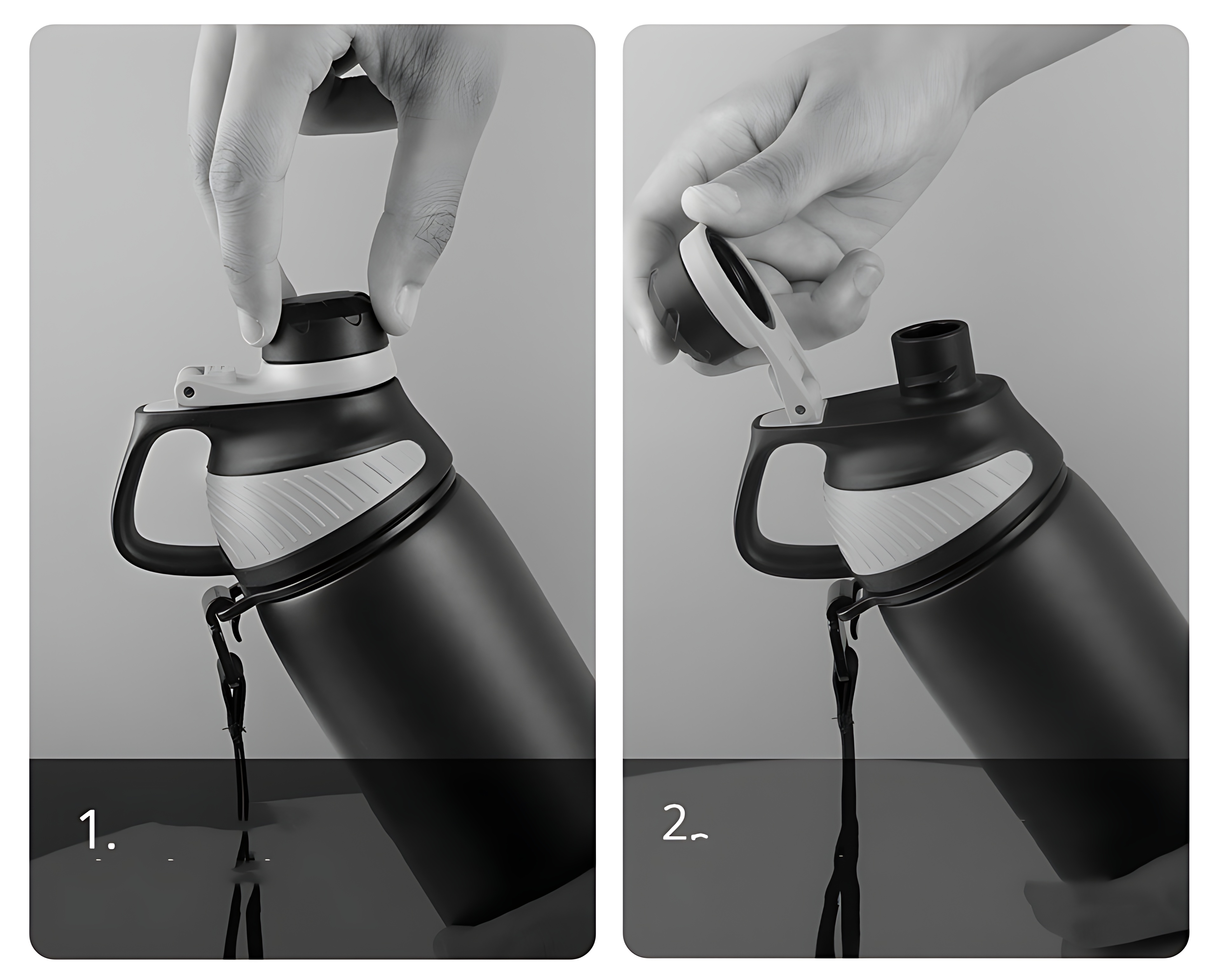 Inox Çelik Termos - 600 ml  SUS304 Çelik Termos Profesyonel MAVİ 722328