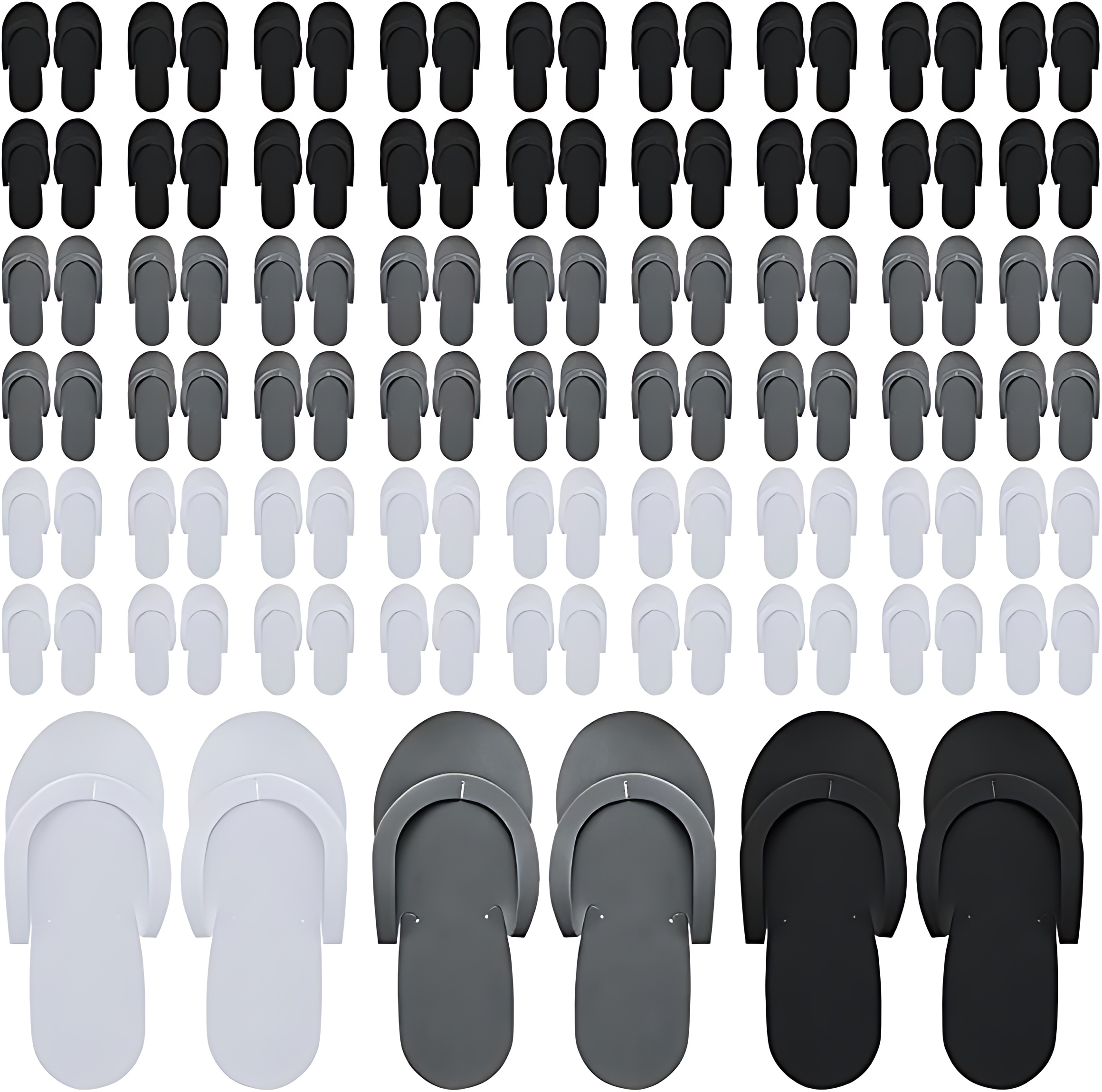 Tek Kullanımlık Spa Otel  Pedikür Terliği  50 Çift 2 MM Kalınlık 722331