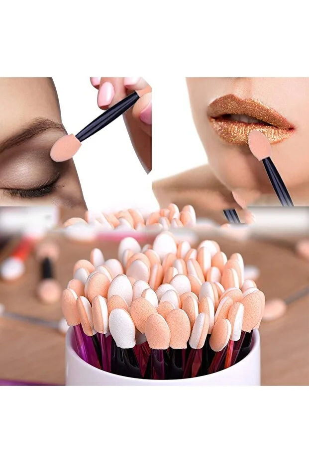 Göz Farı Süngeri 40’lı Paket – Çift Uçlu, Profesyonel Makyaj Aplikatörü 718662