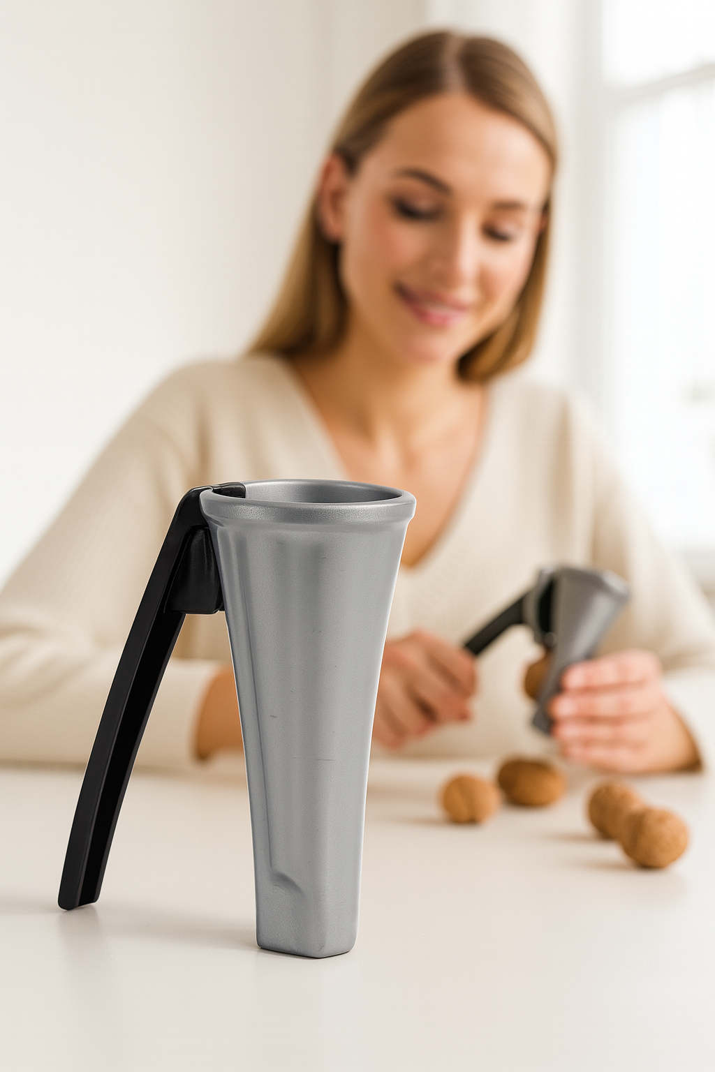 Metal Konik Fındık ve Ceviz Kırıcı - Döküm Ceviz Fındık Kıracağı 722353