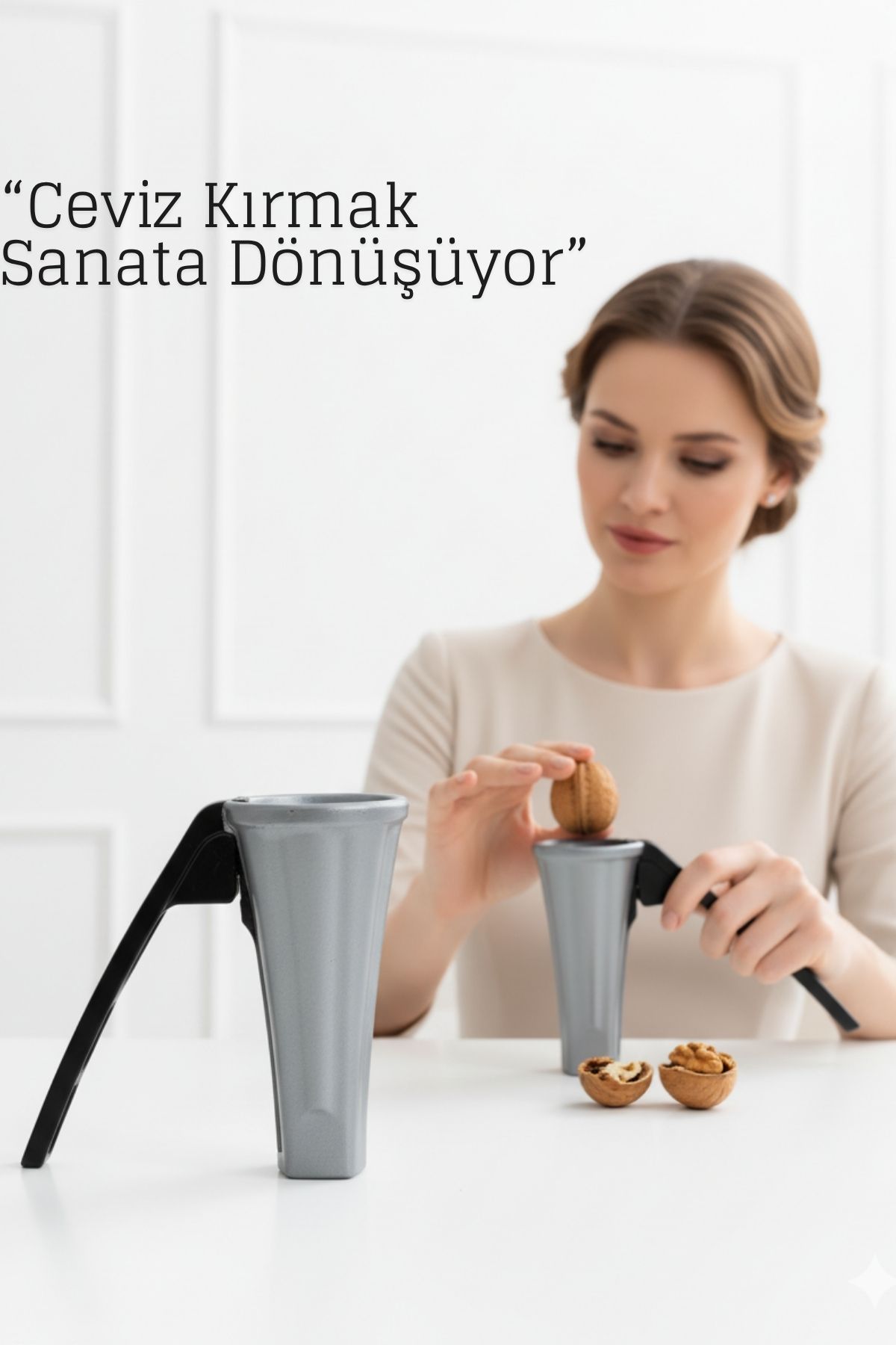 Metal Konik Fındık ve Ceviz Kırıcı - Döküm Ceviz Fındık Kıracağı 722353