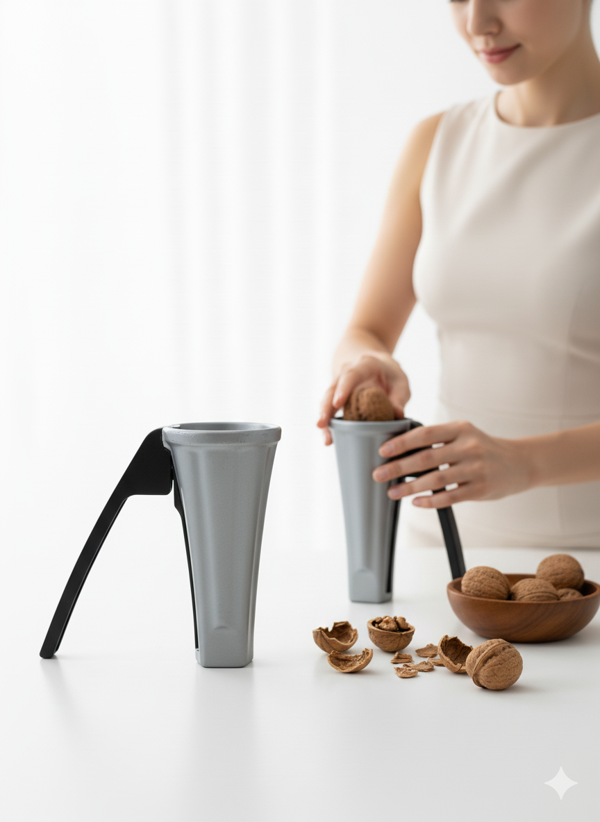 Metal Konik Fındık ve Ceviz Kırıcı - Döküm Ceviz Fındık Kıracağı 722353