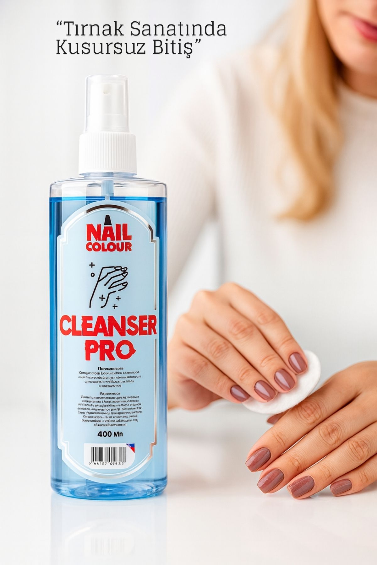 Profesyonel Tırnak Temizleyici – Jel & Akrilik İçin 400 ml Spray Nail Cleanser 722355