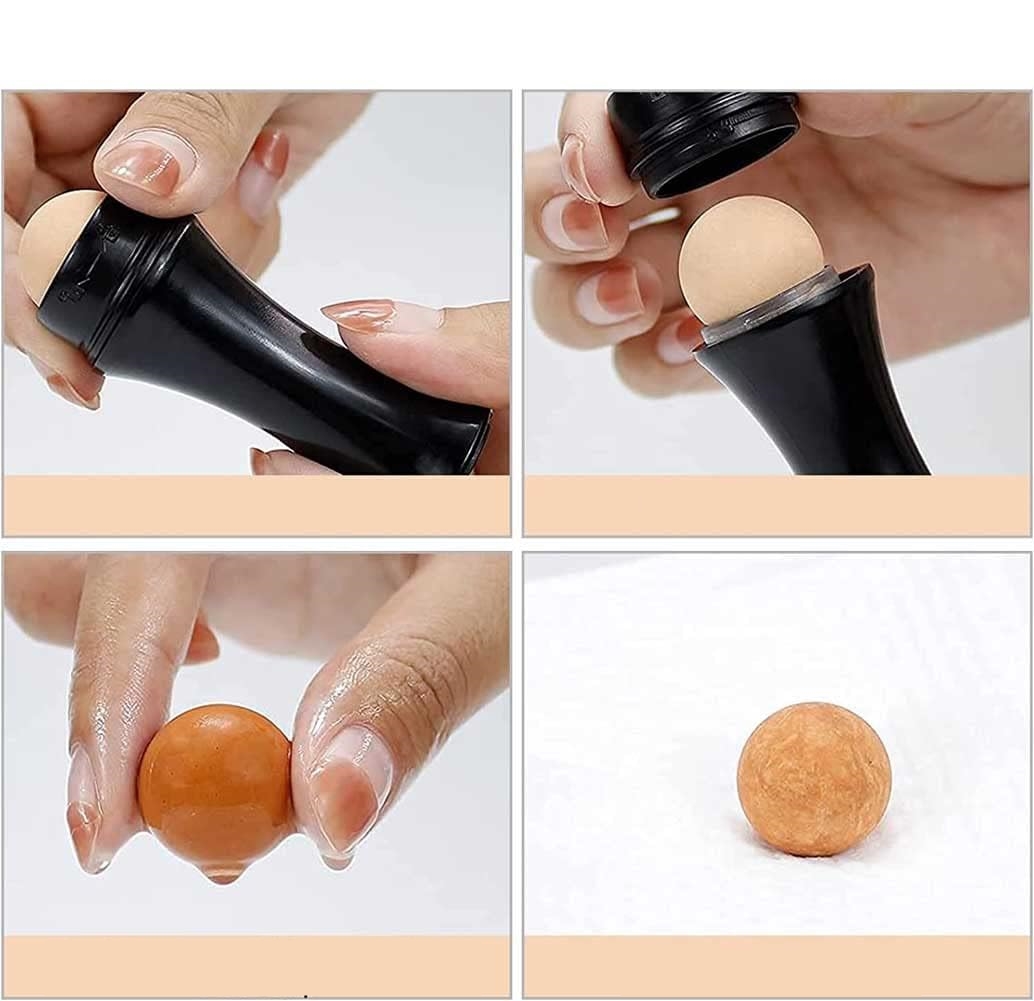 Volkanik Taşlı Yağ Emici Yüz Roller - + Yedek Taşlı Set – Ciltteki Yağı Anında Al, Mat Görünüm Kazan! 722356