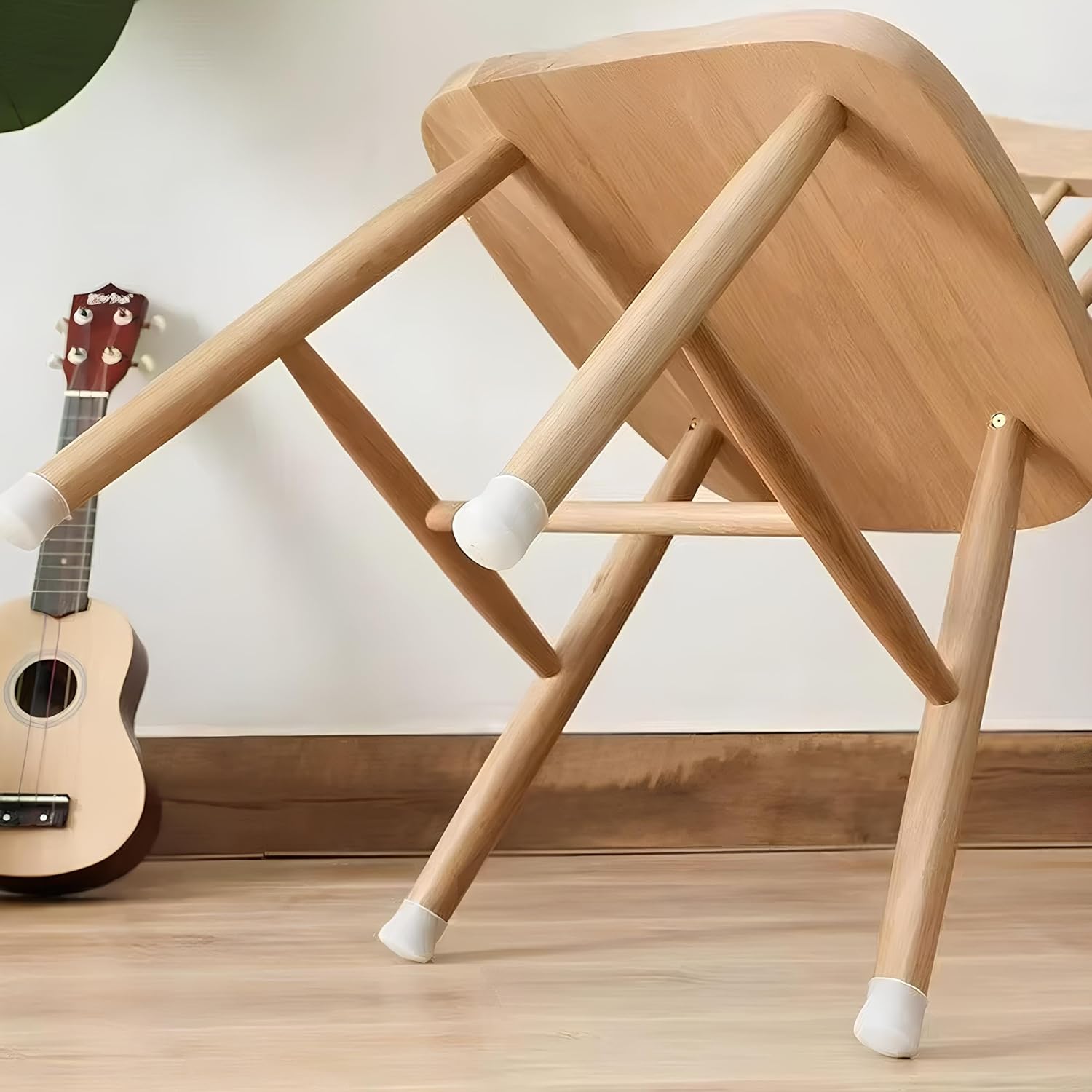 Silikonlu Sandalye Ayak Koruyucu – Sessiz ve Çiziksiz Kullanım, 4’lü Set GRİ 722361