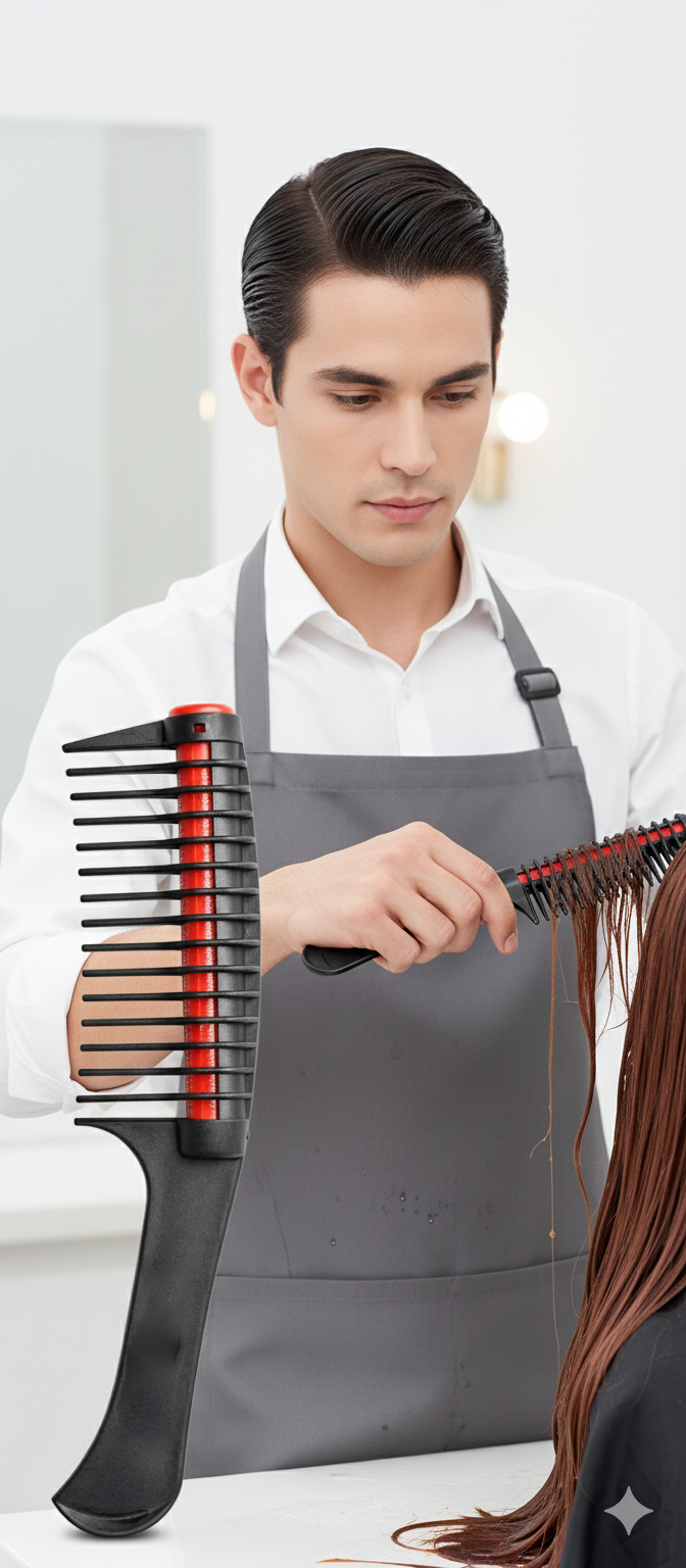 Profesyonel Saç Boyama Tarağı – Renk Ayırıcı & Boya Sıyırıcı Kuaför Tarağı 722364