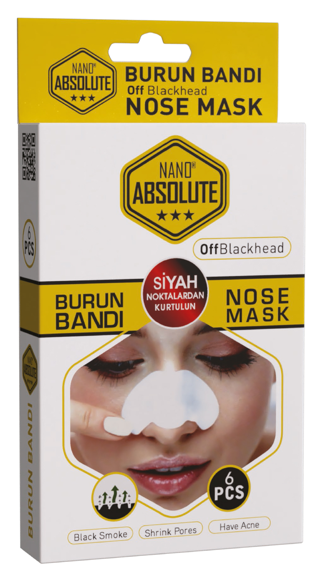 Siyah Nokta Temizleyici Burun Bandı – Derinlemesine Gözenek Arındırıcı 6 lı PAKET 719154