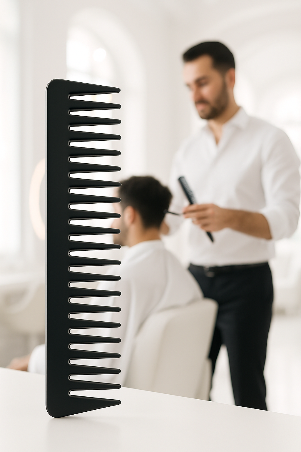 Kuaför Saç Kesim Tarağı - Profesyonel Berber Kesim Tarağı 722379