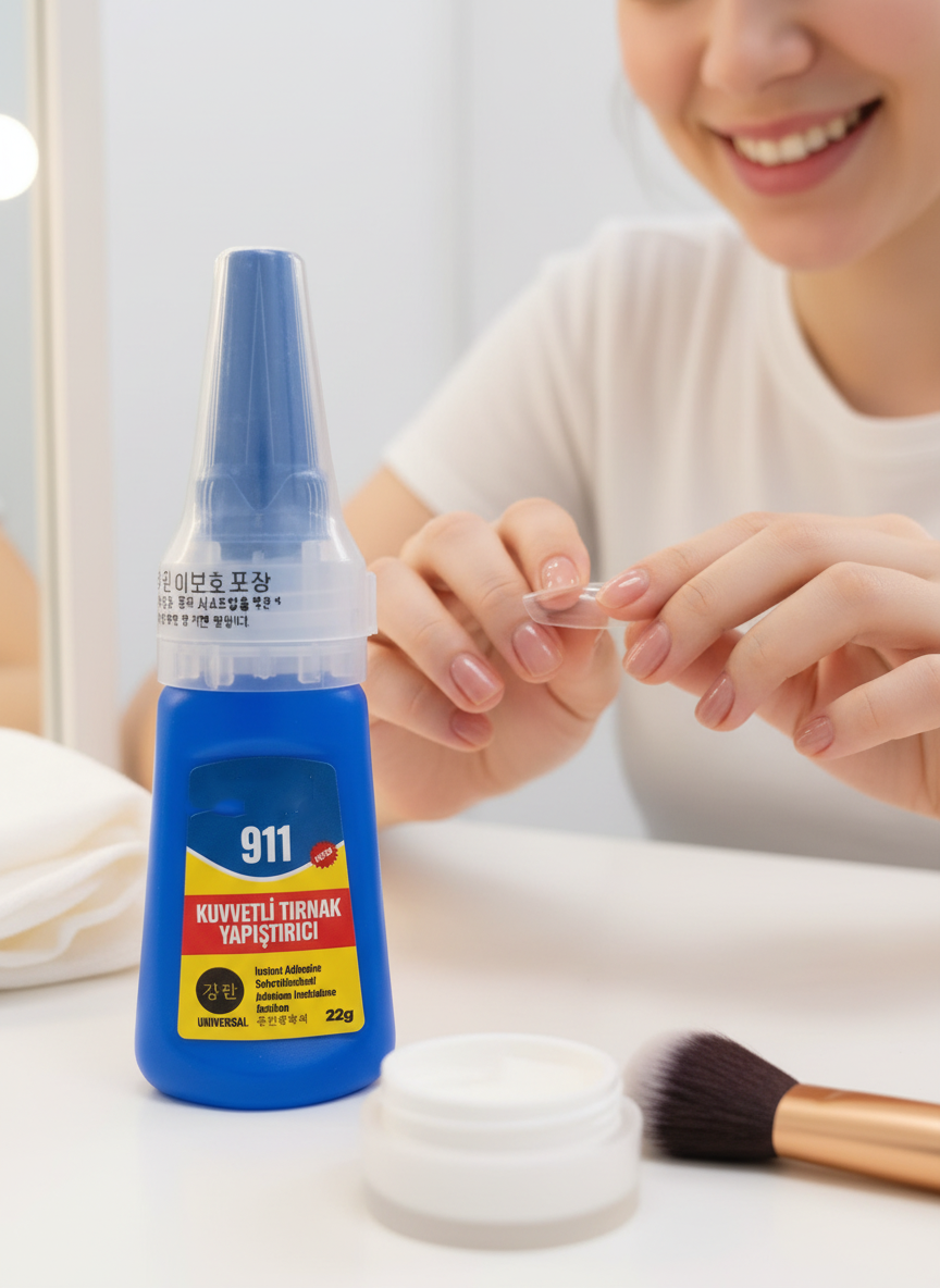 Ultra Güçlü Profesyonel Protez Tırnak Yapıştırıcısı | Hızlı Etkili Tips Takma Tırnak Yapıştırıcı 722389
