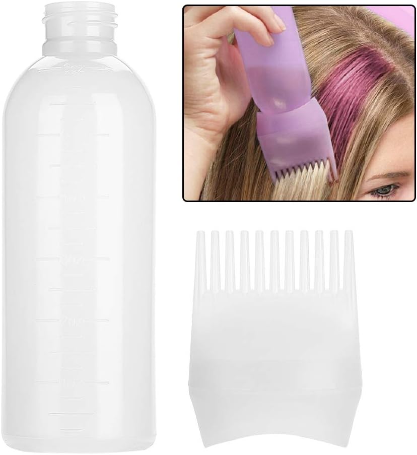 Saç Boyama Seti 3’lü ve Saç Boyası Eşit Dağıtım Şişesi  Tarak, Seti Fırça, Boya Kabı 722392