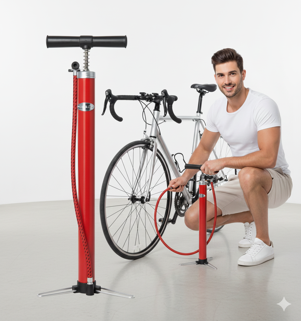 El Pompası Bisiklet Scooter Motosiklet Lastik Şişirici Profesyonel Şişirme 722394