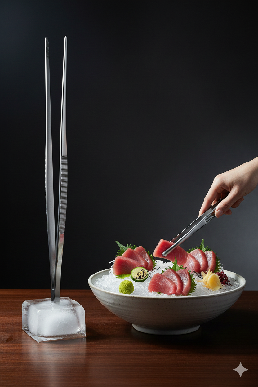 Paslanmaz Çelik Şef Cımbızı 30 cm – Mutfak Maşası Kızartma Maşası 722401