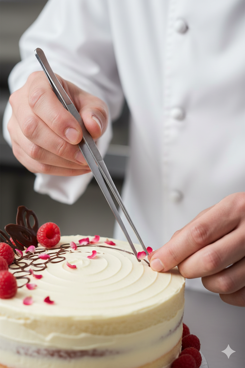 Paslanmaz Çelik Şef Cımbızı 30 cm – Mutfak Maşası Kızartma Maşası 722401