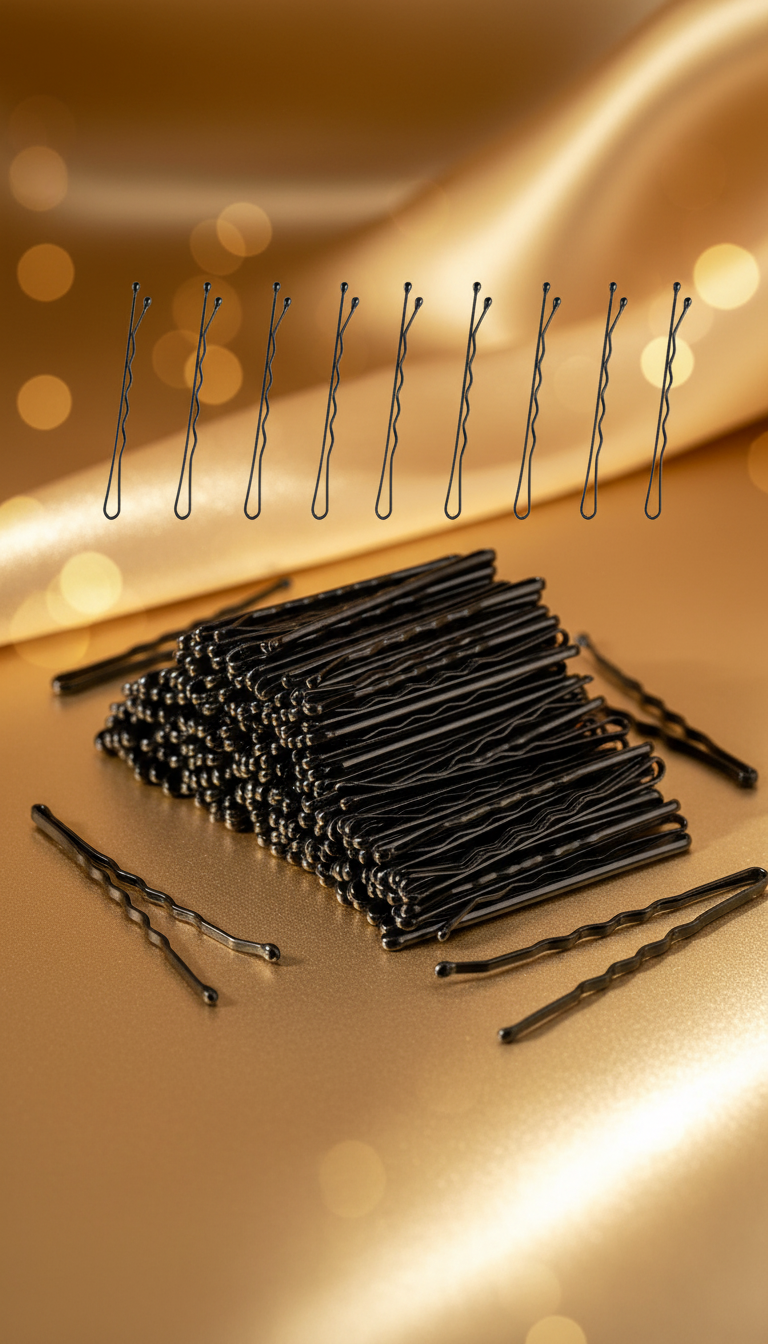 150’li Siyah Metal Tel Toka Seti – Profesyonel Saç Şekillendirme İçin 722416